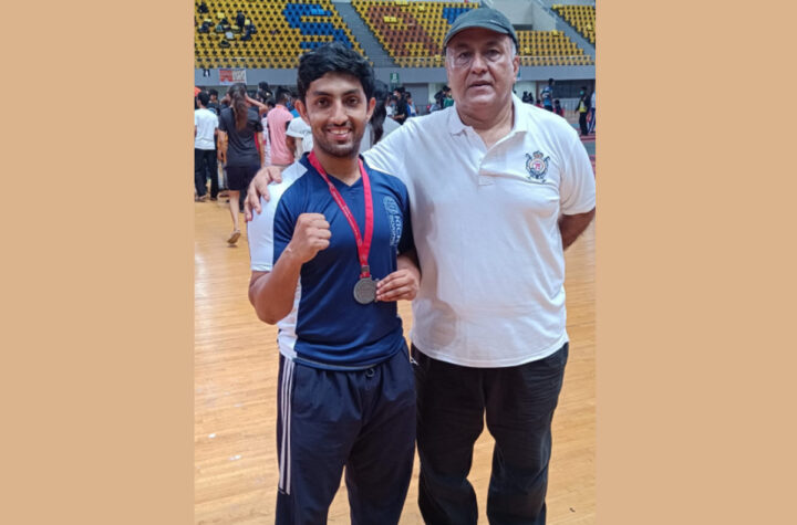 Shyamantak Ganguly Won 2nd place in National Kickboxing Championship 2021 Goa
