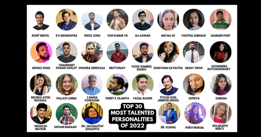 Top 30 most talented Personalities of 2022