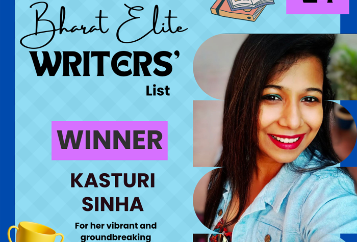 Kasturi Sinha, Bharat Elite Writers' List, critically acclaimed poetess, Cherry Book Awards