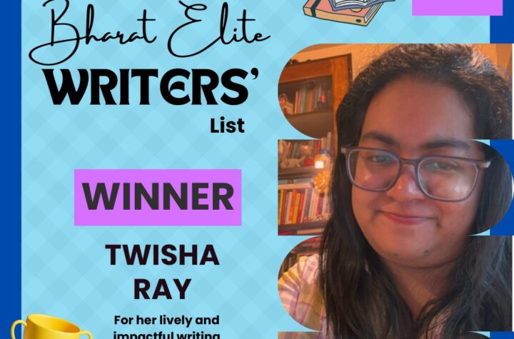 Twisha Ray, Bharat Elite Writers' List of 2024, Cherry Book Awards