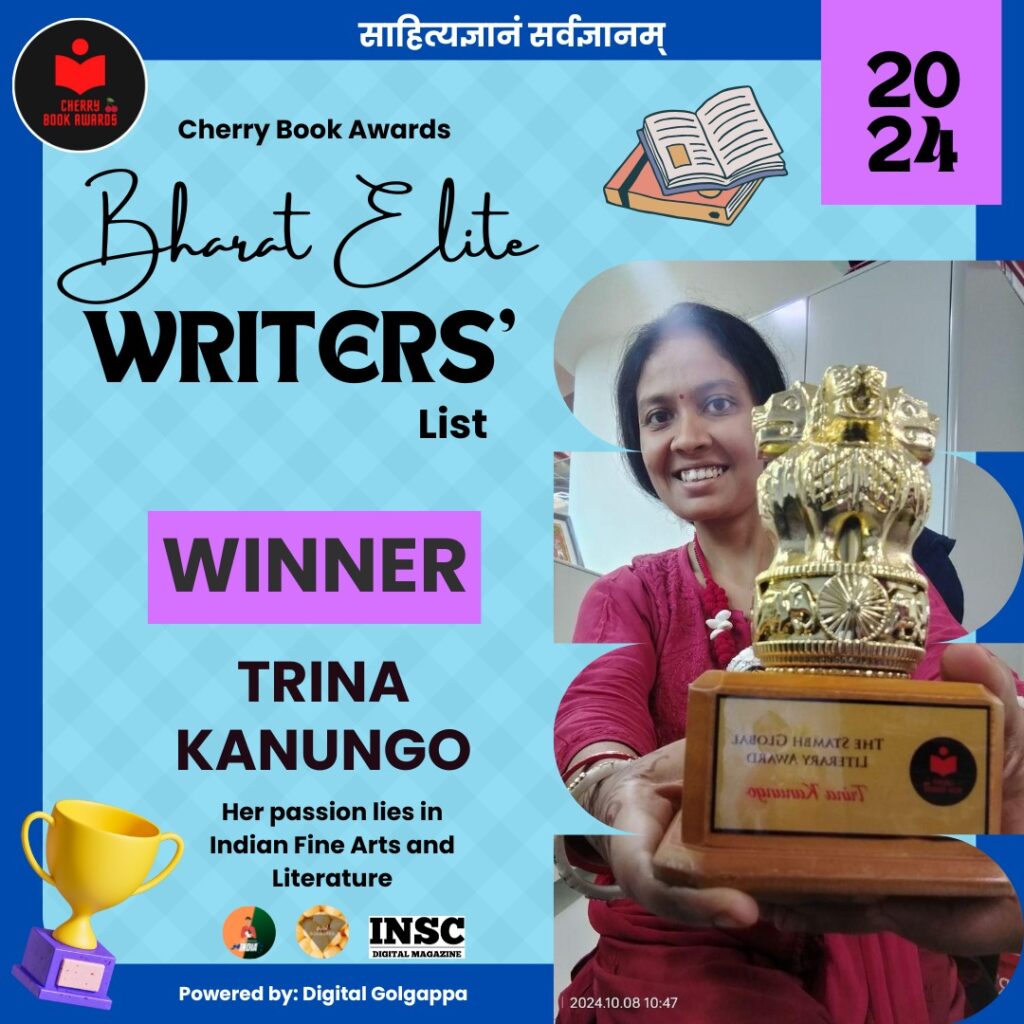 Trina Kanungo, Bharat Elite Writers' List of 2024, Cherry Book Awards,