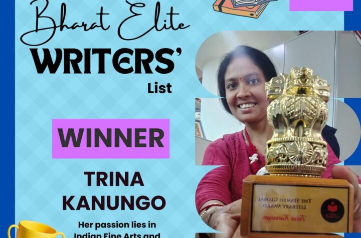 Trina Kanungo, Bharat Elite Writers' List of 2024, Cherry Book Awards,